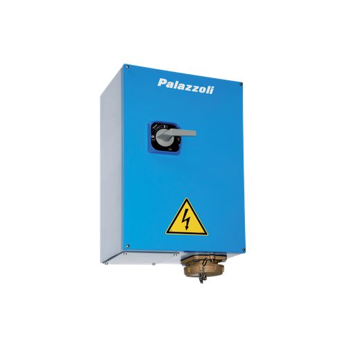 Yüksek Amperajlı, Anahtarlı, Elektriksel Kilitli Priz — Duvar Montaj, Boyalı Galvanize Çelik, MCBli, 50/60Hz, IP65