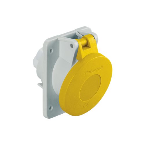 Pano Montajlı Prizler 15° Açılı, Mini Flanşlı — 50-60Hz, IP44