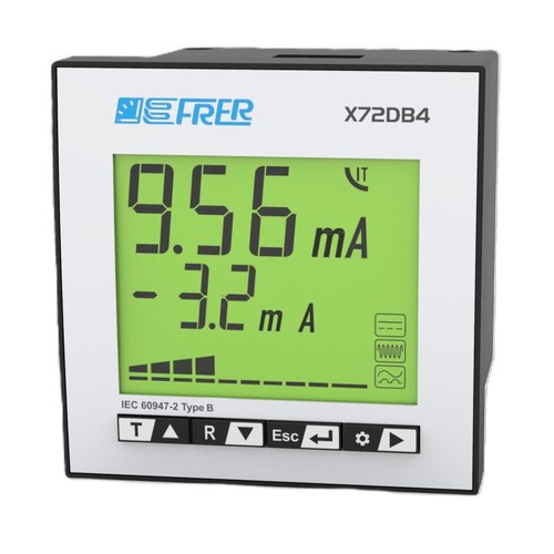 X72DB4 — 72×72 Pano Tipi B Tipi RCD (RS485 + RTC)